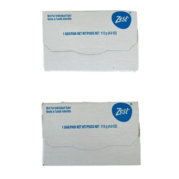 Lot Of 2 Zest Zestfully Clean 4 oz. Bar Soap Vintage Rare New in Box - Picture 4 of 6